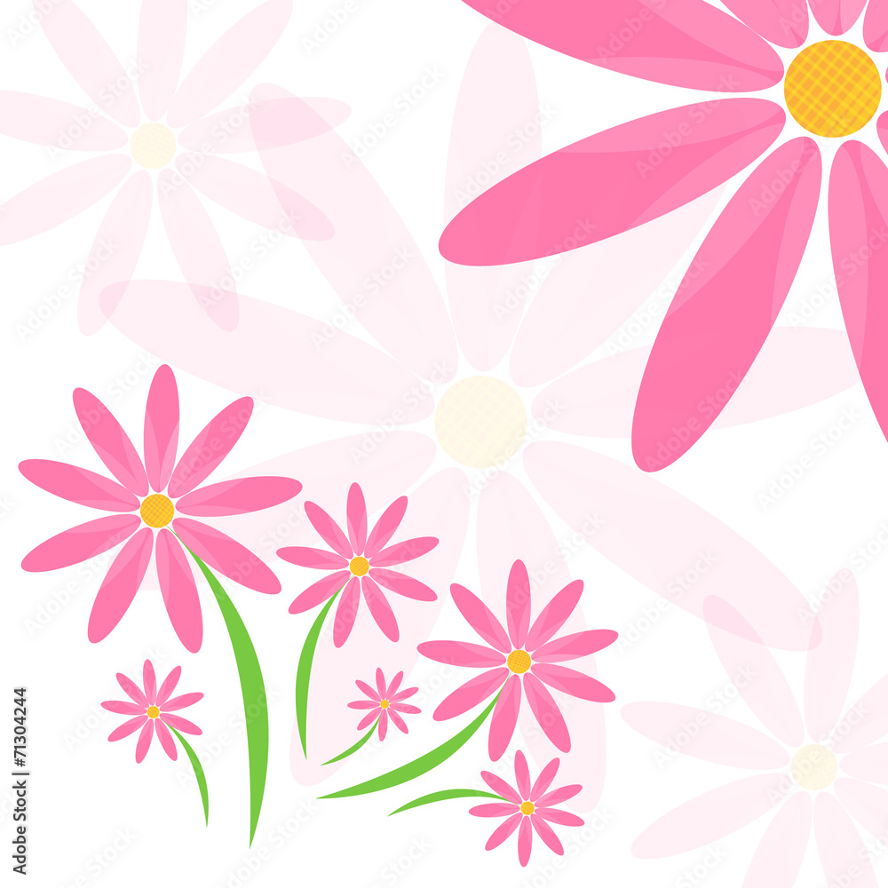 Flower vector background