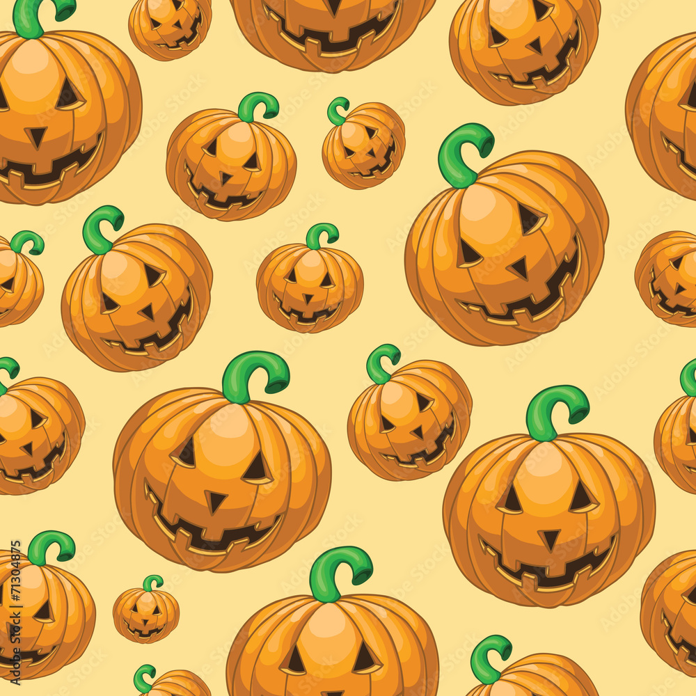 Seamless pattern with pumpkins Seamless pattern with pumpkins