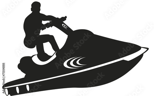 Jet-ski Picto vecteurs