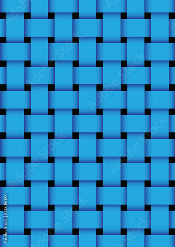 Blue basket weave texture background. vector illustration