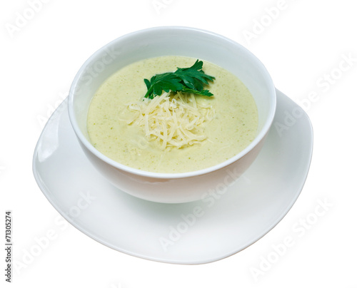 cream soup with zucchini