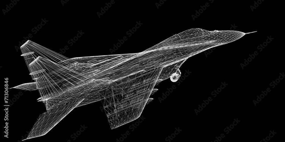 Fototapeta premium Fighter Plane