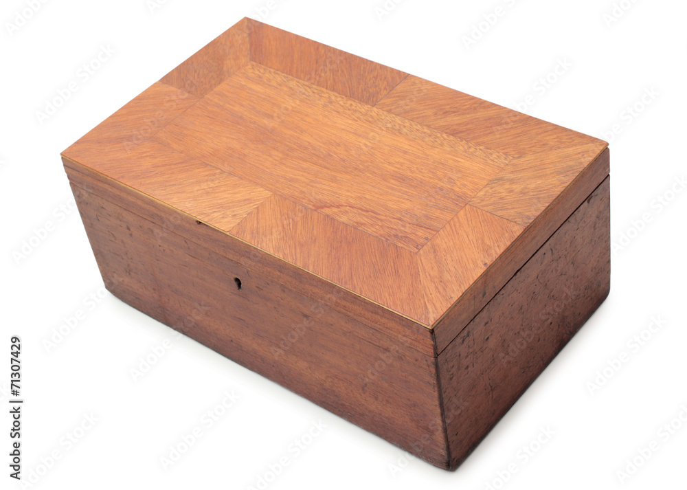 Old wooden box Old wooden box
