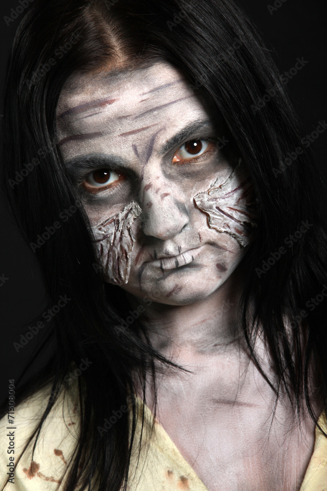 Fiction creature like from a horror movie Fiction creature like from a horror movie