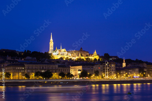 Buda Castle at night