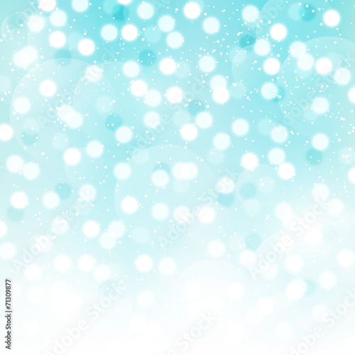 Blue bokeh background for Your design