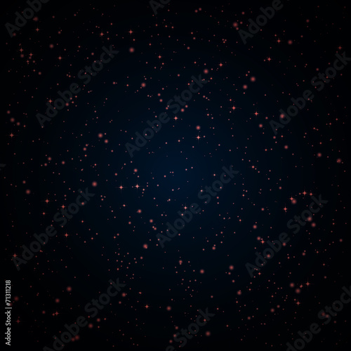 Abstract background with twinkling stars vintage