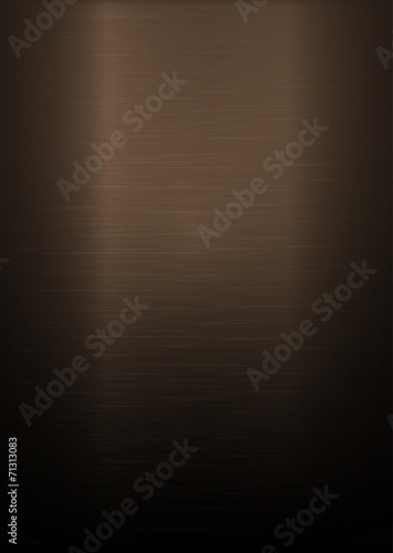 Brushed copper metallic vertical background