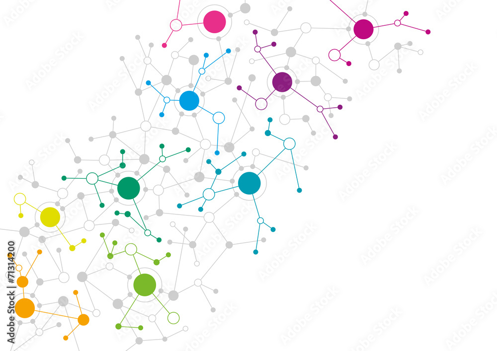Abstract network design Abstract network design