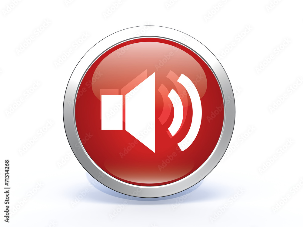 volume circular icon on white background volume circular icon on white background