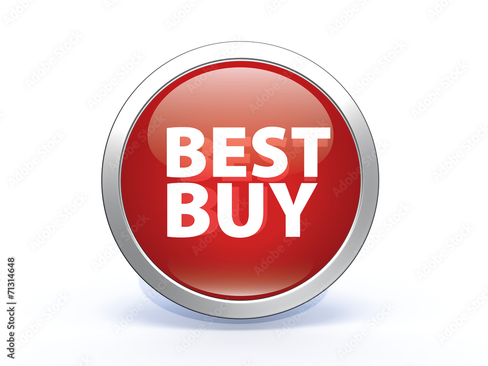 Best buy circular icon on white background Best buy circular icon on white background