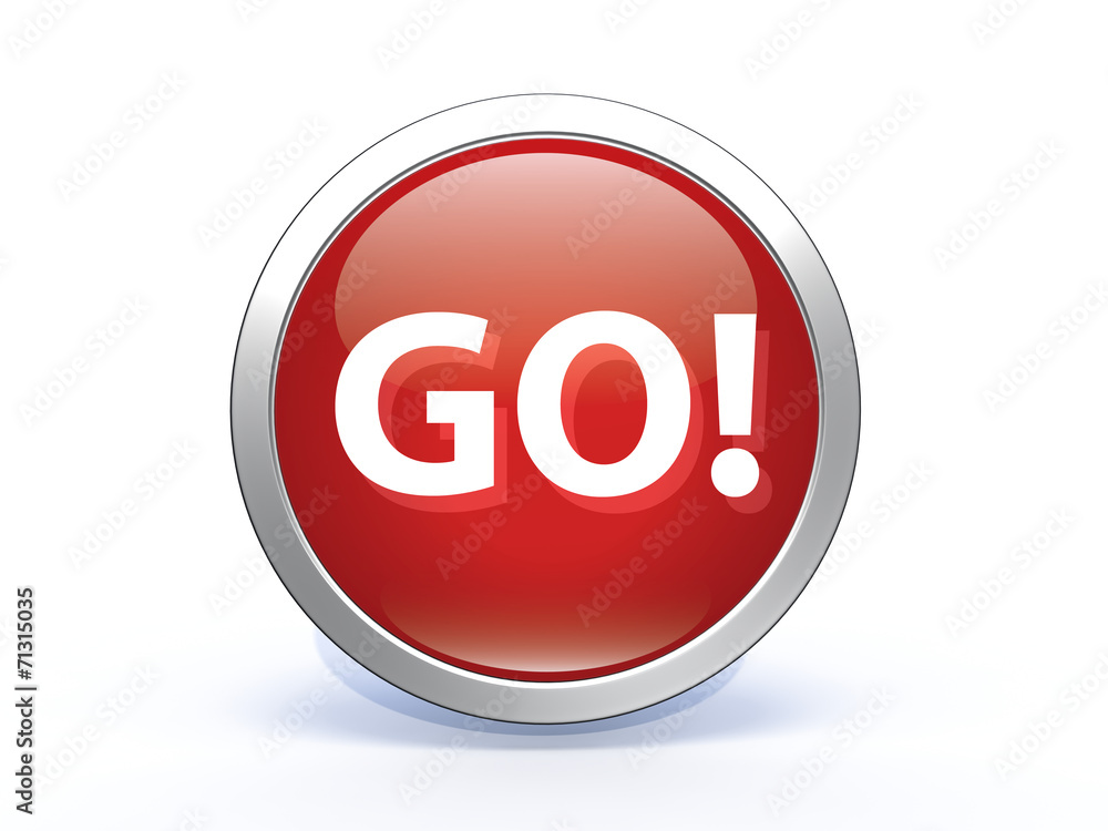 go circular icon on white background go circular icon on white background