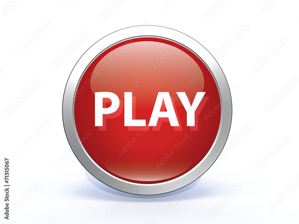 play circular icon on white background play circular icon on white background