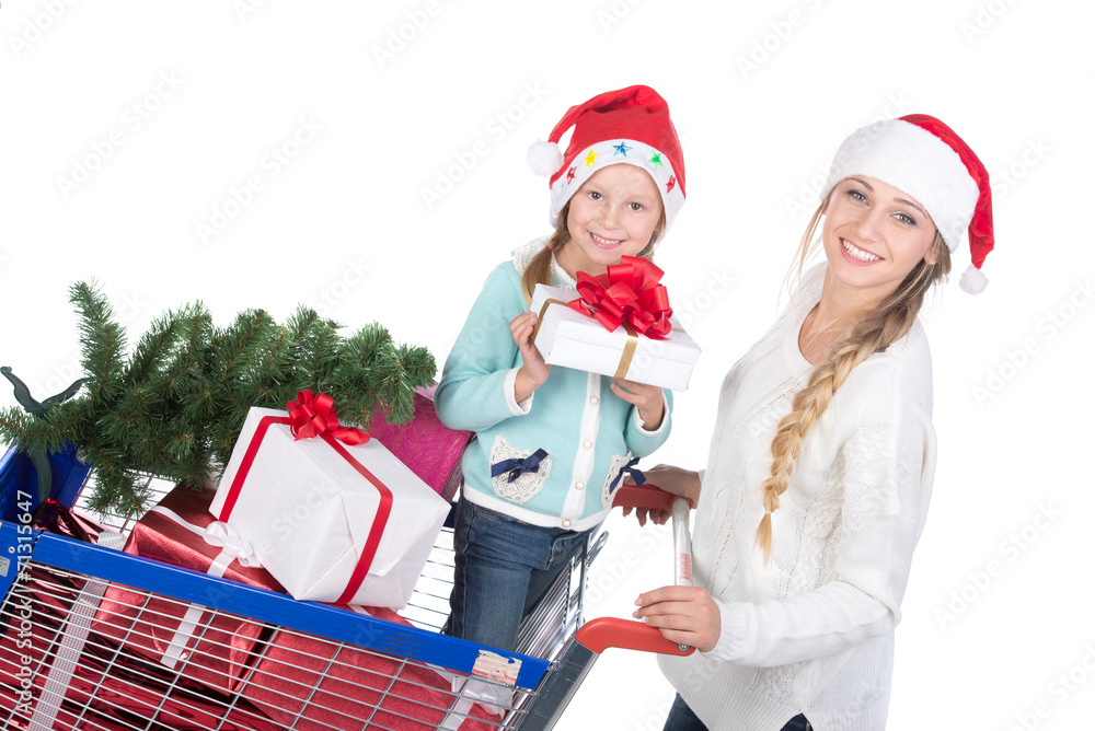 Obraz premium Christmas family