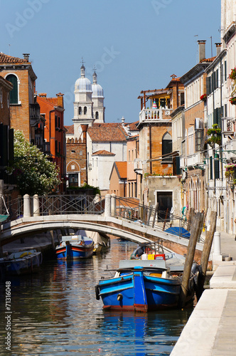 Canal and bridge in Venice