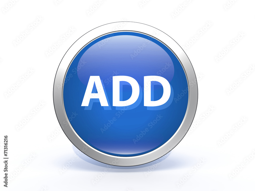 add circular icon on white background add circular icon on white background