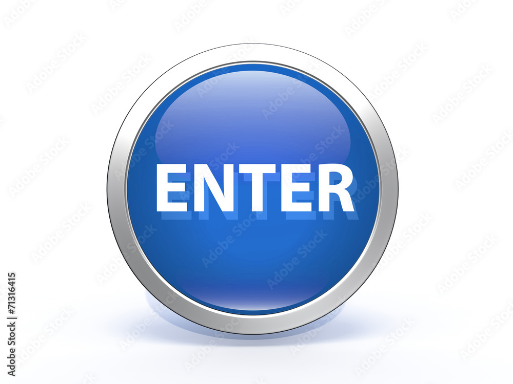 enter circular icon on white background enter circular icon on white background