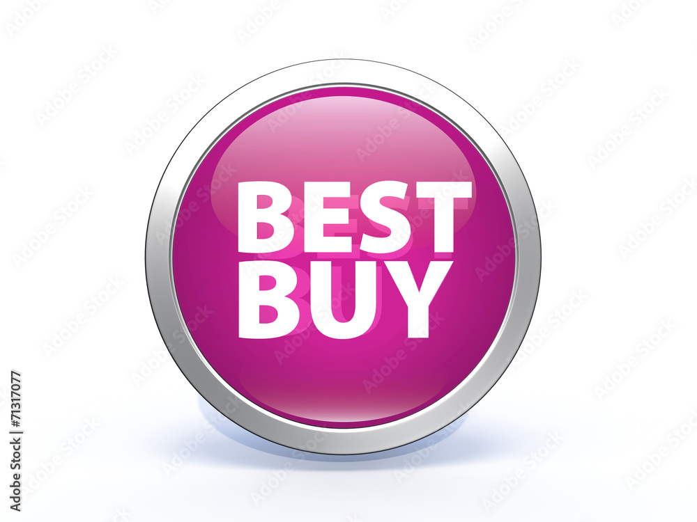Best buy circular icon on white background Best buy circular icon on white background