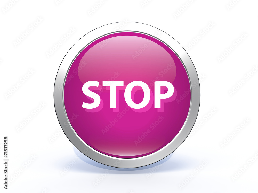 stop circular icon on white background stop circular icon on white background