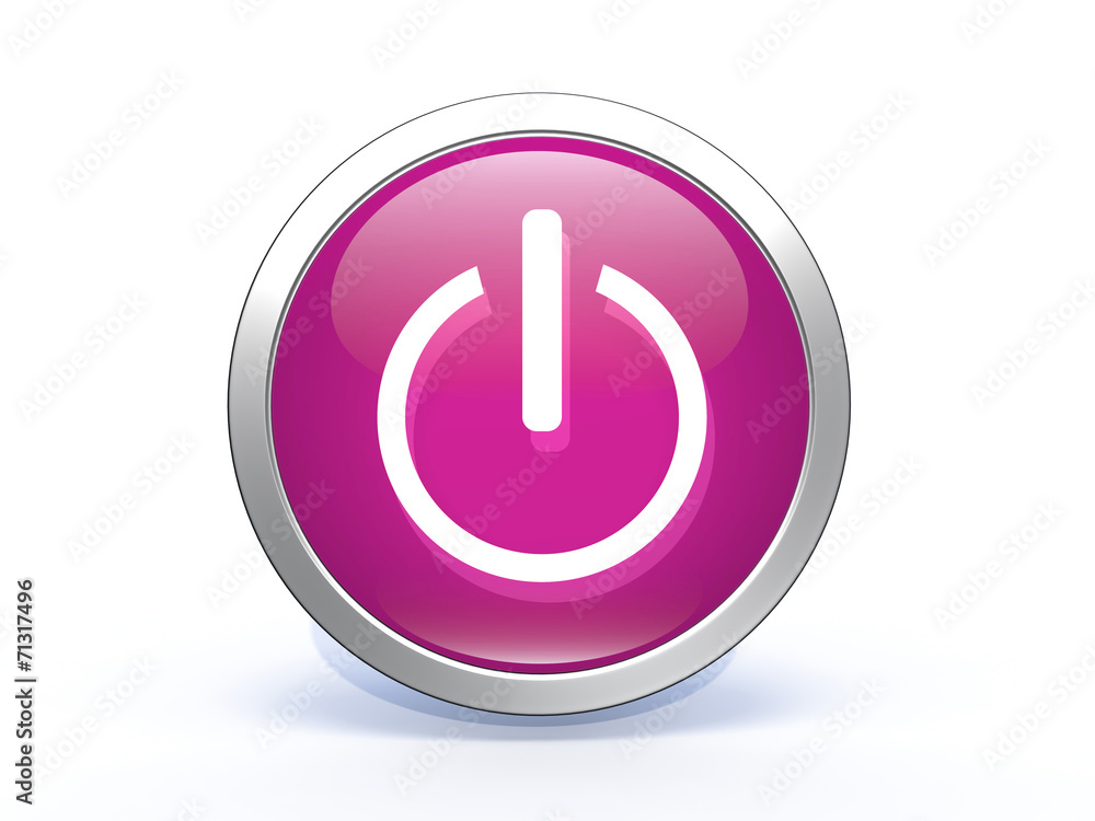 power circular icon on white background power circular icon on white background