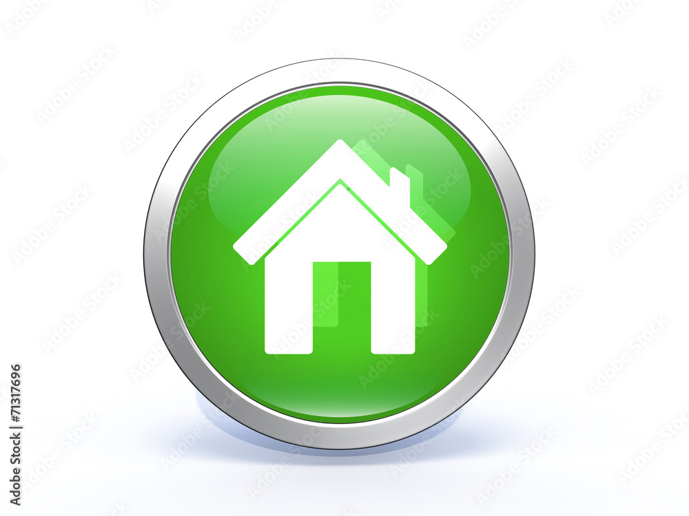home circular icon on white background home circular icon on white background
