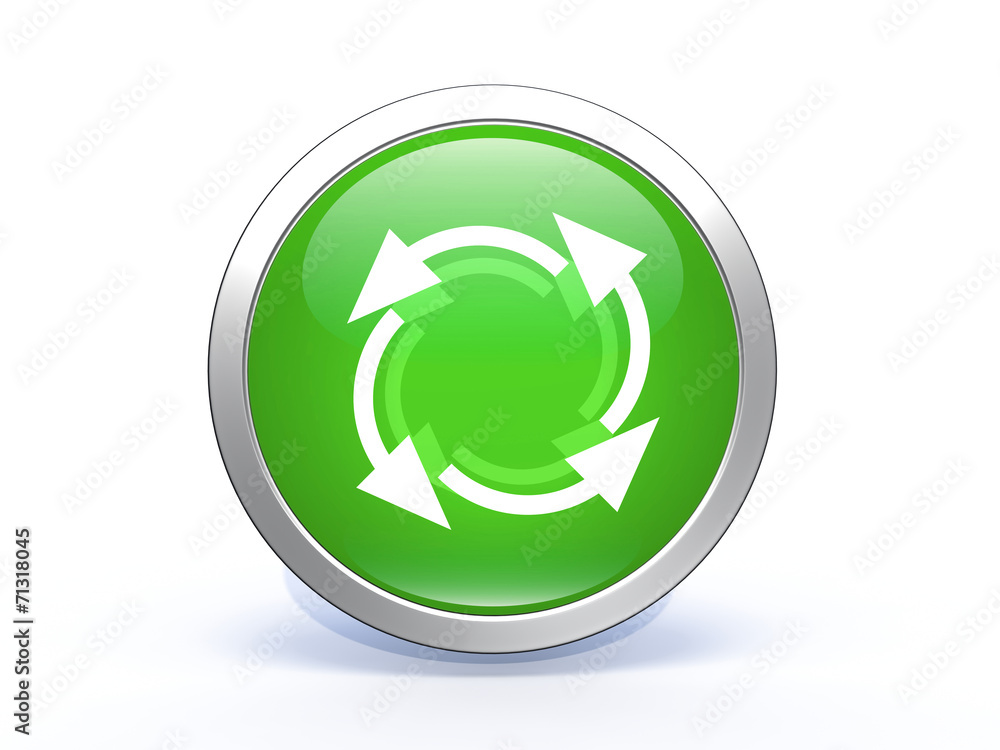 recycle circular icon on white background recycle circular icon on white background