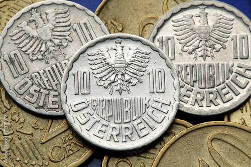 Coins of Austria photo