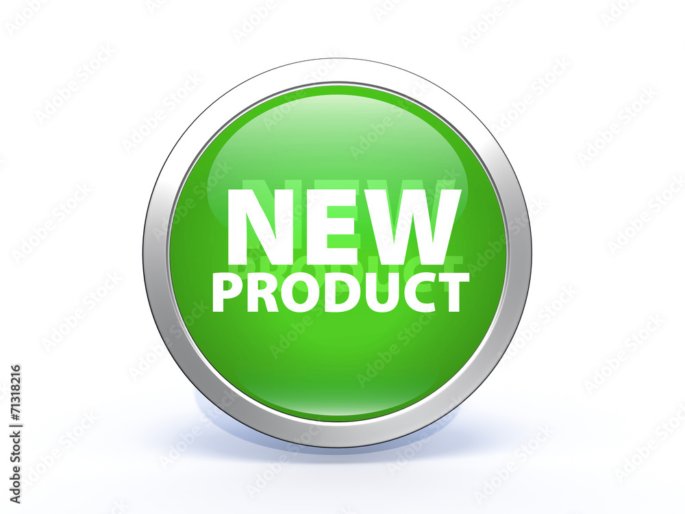 new product circular icon on white background new product circular icon on white background