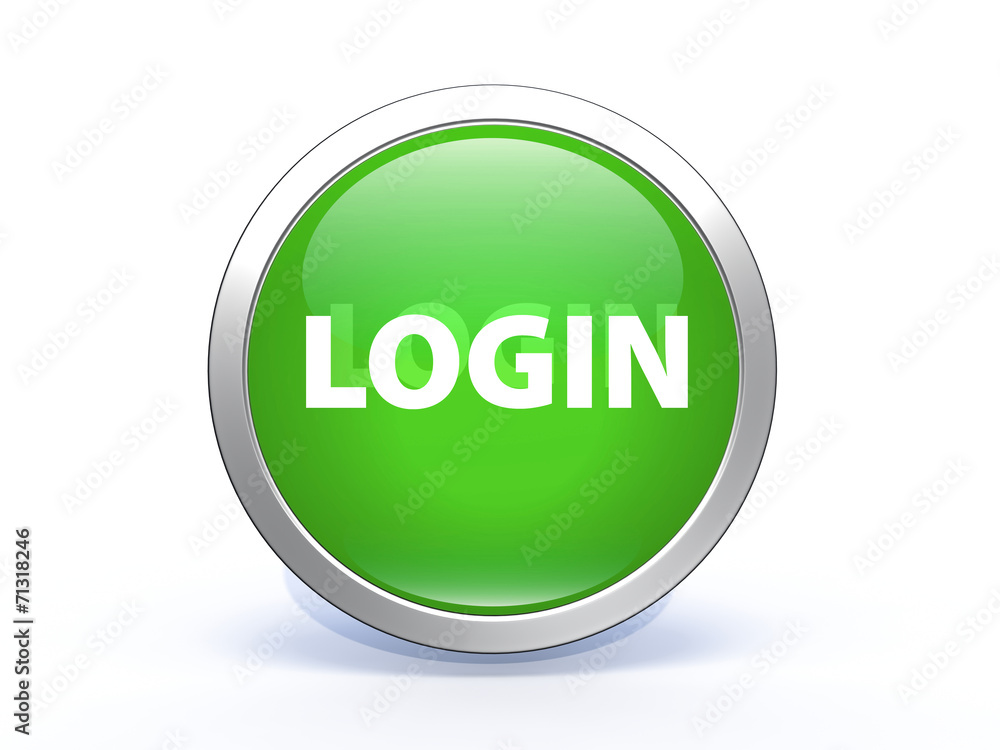 login circular icon on white background login circular icon on white background