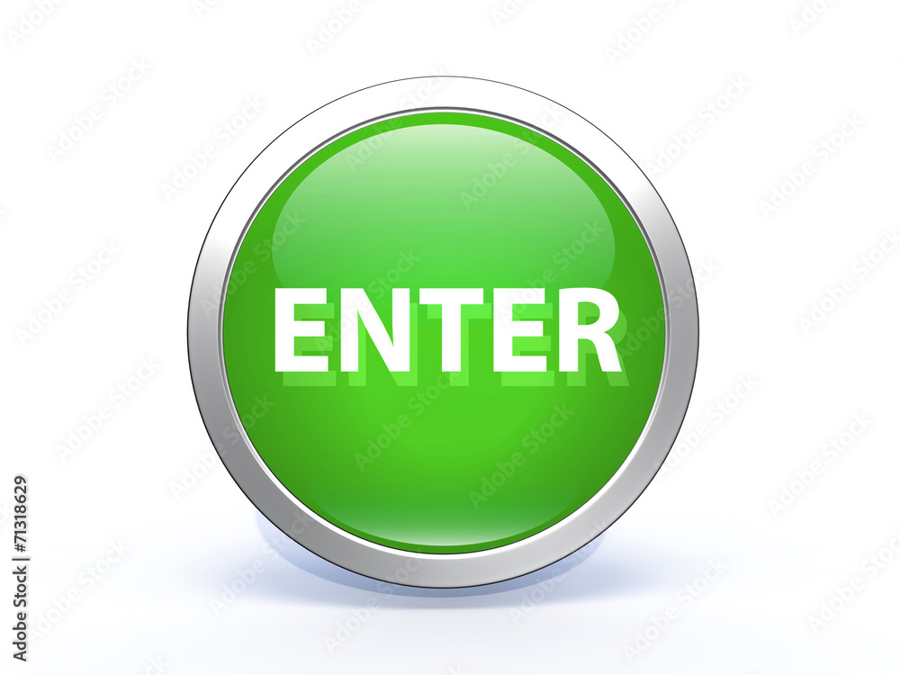 enter circular icon on white background enter circular icon on white background