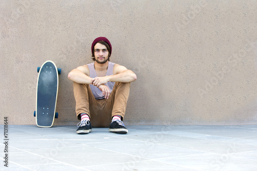 Loitering Skateboarder photo