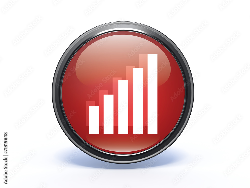 signal circular icon on white background signal circular icon on white background