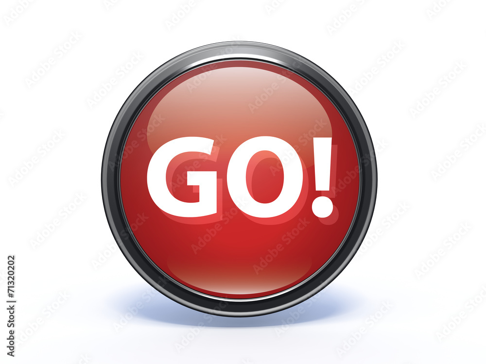 go circular icon on white background go circular icon on white background