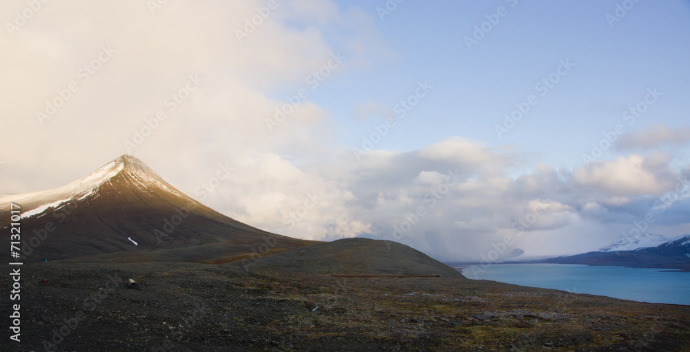Svalbard. Gronfjorden.