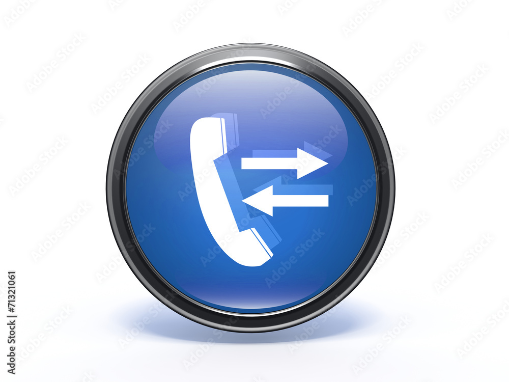 calls circular icon on white background calls circular icon on white background