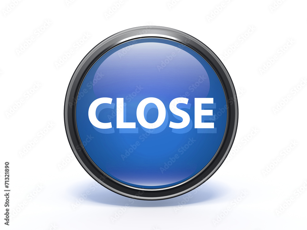 close circular icon on white background close circular icon on white background