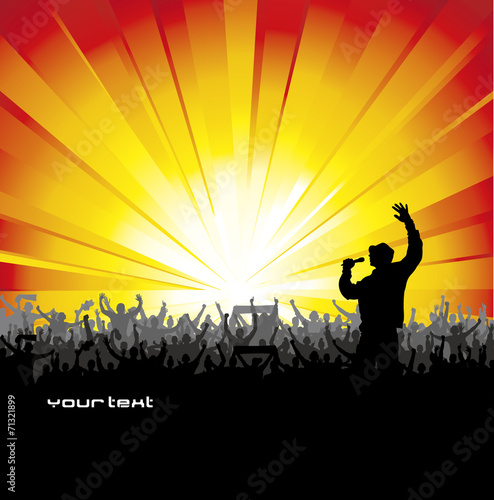 Poster for music concert