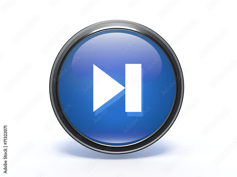 next circular icon on white background next circular icon on white background