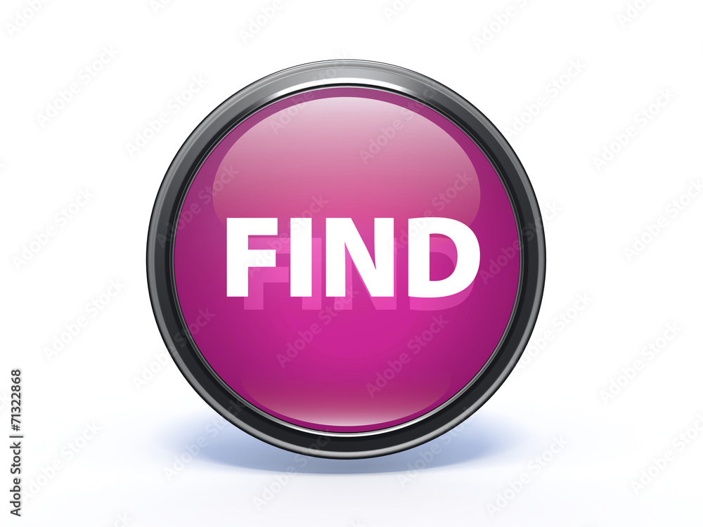 find circular icon on white background find circular icon on white background