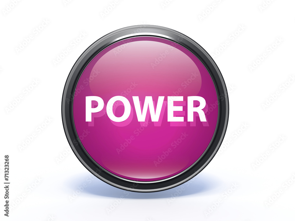 power circular icon on white background power circular icon on white background