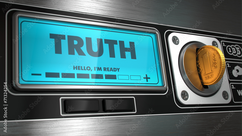 Truth in Display on Vending Machine. Truth in Display on Vending Machine.