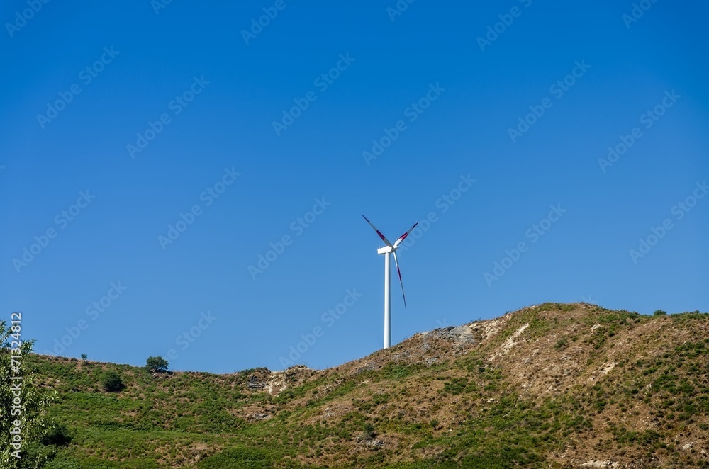 Wind turbines,Sicily ,Italy. Wind turbines,Sicily ,Italy.