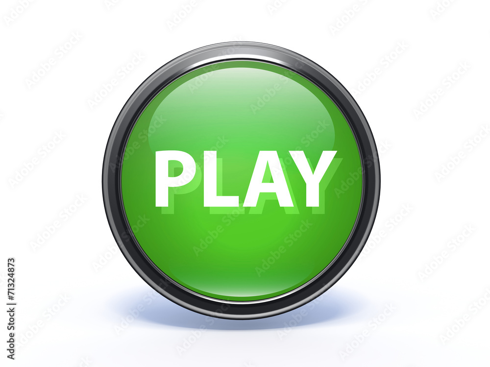 play circular icon on white background play circular icon on white background