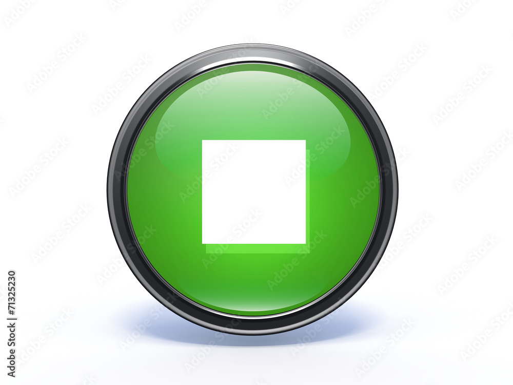 stop circular icon on white background stop circular icon on white background