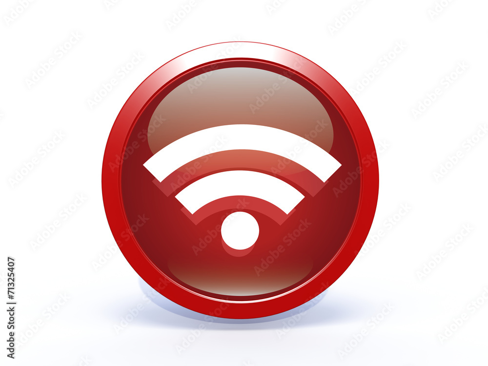 signal circular icon on white background signal circular icon on white background