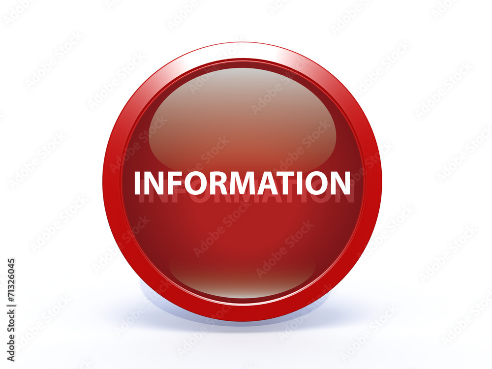 information circular icon on white background information circular icon on white background