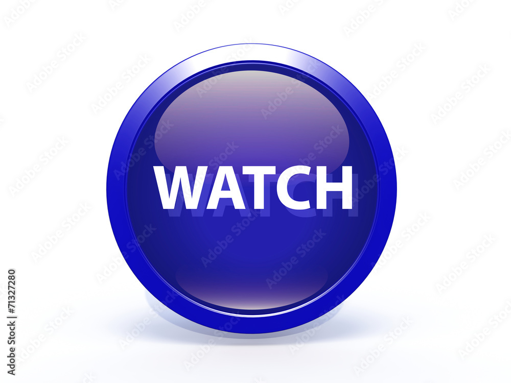 watch circular icon on white background watch circular icon on white background