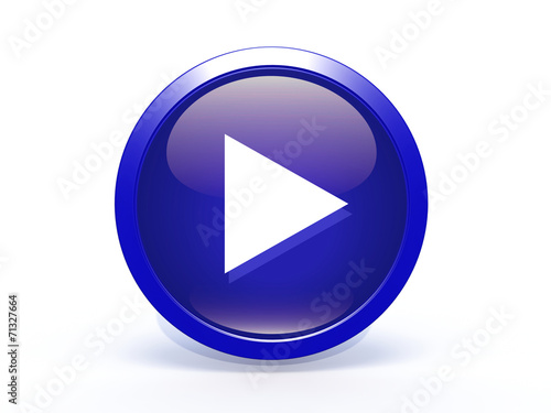 Free Download play circular icon on white background - GFXLoad