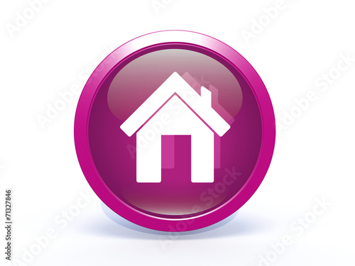 home circular icon on white background © iconsmaker