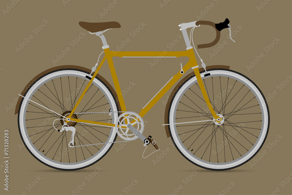 Fototapeta premium FIXED GEAR BICYCLE